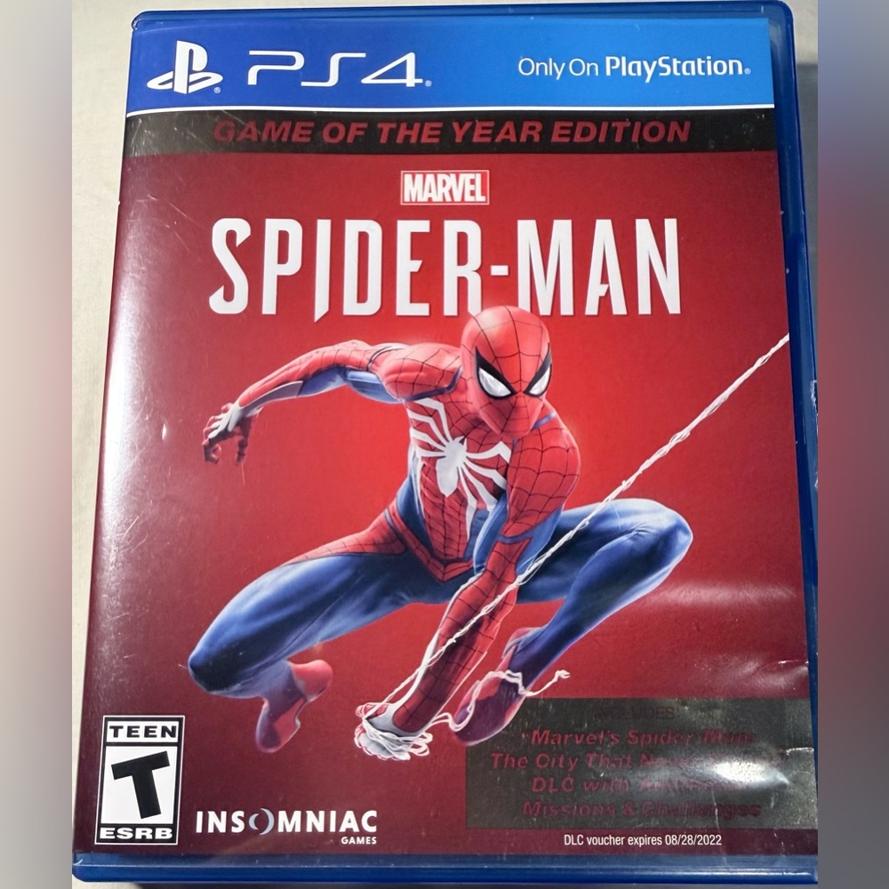 Marvel Spider-Man Game for PS4 - Game of the Year Edition